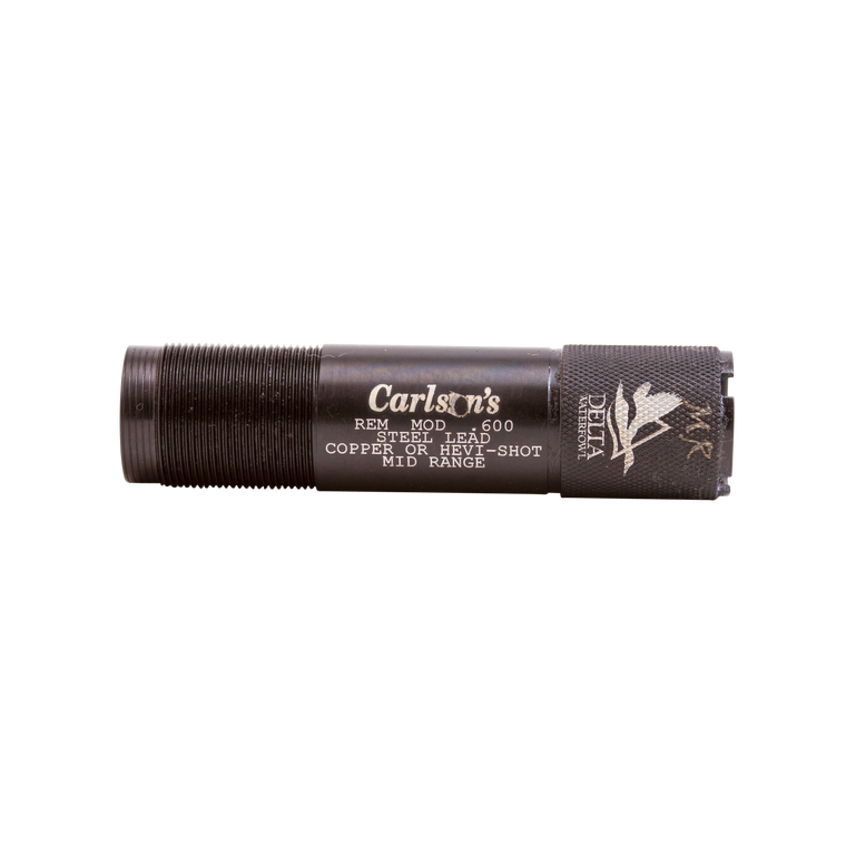 Carlson's Choke Tubes 07255 Delta Waterfowl Extended Choke Remington Rem Choke 20 Gauge Mid-Range 17-4 Stainless Steel                                                                                  