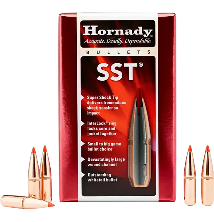 Hornady 33102 SST  338 Cal .338 200 gr Super Shock Tip 100 Per Box/ 15 Case                                                                                                                             