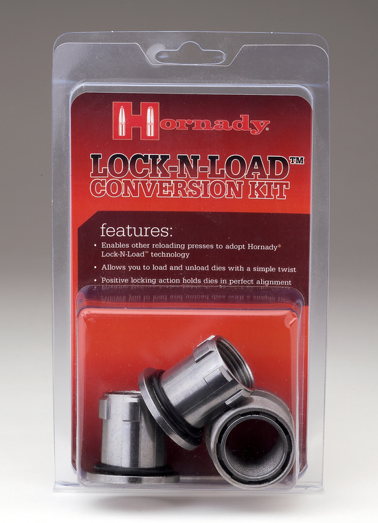 Hornady 044099 Lock-N-Load Conversion Kit Silver Multi Caliber Steel                                                                                                                                    
