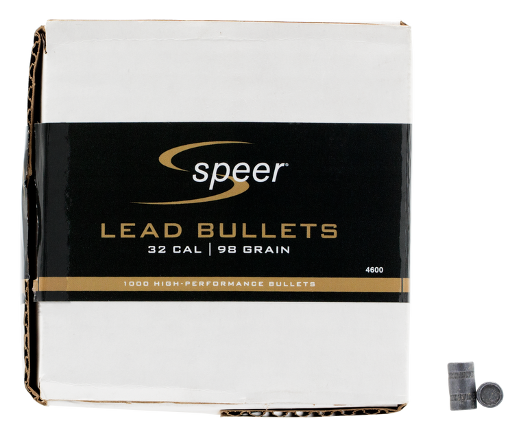 Speer 4600 Handgun  32Cal 98gr Lead Wadcutter 1000/Box                                                                                                                                                  