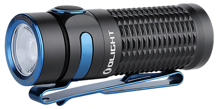 Olightstore Usa Inc BATON3BK Baton 3  Black Anodized 12/60/300/650/1,200 Lumens White LED                                                                                                               