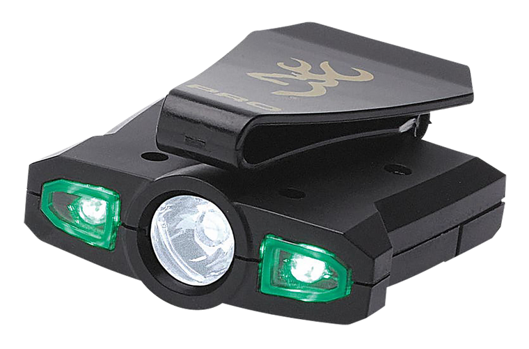 Browning 3715099 Night Seeker Pro  Black 12/76 Lumens Nichia LED White/Green                                                                                                                            