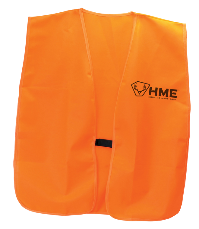 HME HMEVESTOR Safety Vest  Big Boy Orange Polyester                                                                                                                                                     