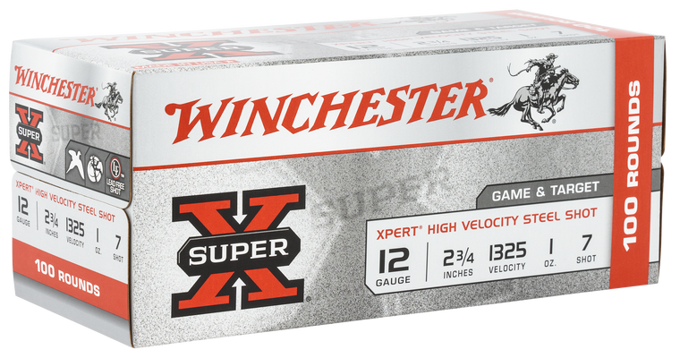 Winchester Ammo WE12GTVP7 Super X Xpert High Velocity 12Gauge 2.75" 1oz 7Shot 100 Per Box/2 Case *Value Pack                                                                                            