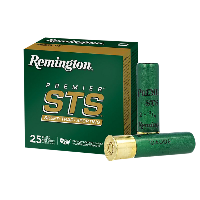 Remington Ammunition 20155 Premier STS  12 Gauge 2.75" 1 oz 8 Shot 25 Per Box/ 10 Cs                                                                                                                    