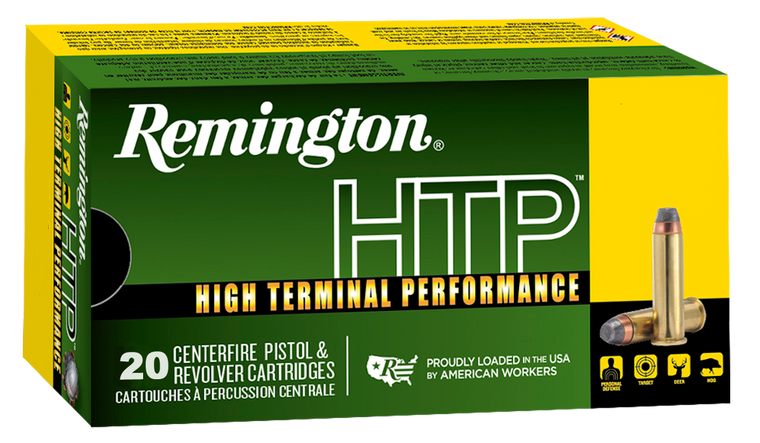 Remington Ammunition 21453 HTP  45ACP 185gr Jacketed Hollow Point 20 Per Box/25 Case                                                                                                                    