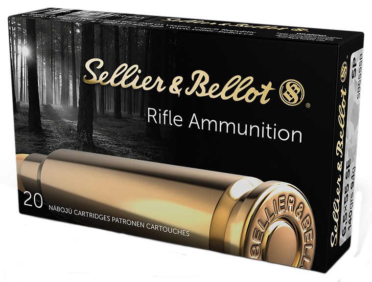 Sellier & Bellot SB6555B Rifle  6.5x55Swedish 140gr Soft Point 20 Per Box/20 Case                                                                                                                       