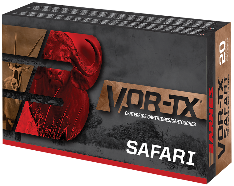 Barnes Bullets 22030 VOR-TX Safari 470Nitro Express 500gr Barnes TSX Flat Base 20 Per Box/10 Case                                                                                                       