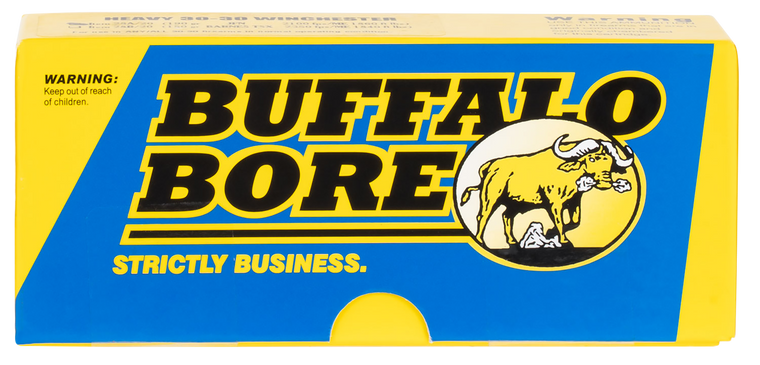 Buffalo Bore Ammunition 33B20 Personal Defense Strictly Business 38Super +P 124gr Jacket Hollow Point 20 Per Box/12 Case                                                                                