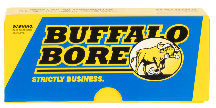 Buffalo Bore Ammunition 24L20 Outdoorsman Strictly Business 9mmLuger 147gr Hard Cast Flat Nose 20 Per Box/12 Case                                                                                       