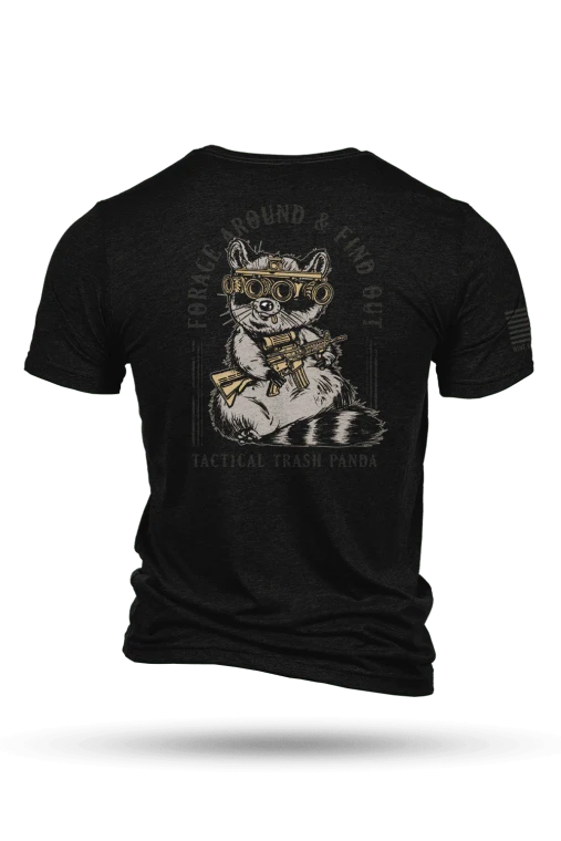 Nine Line trash panda tri-blend Tshirt black