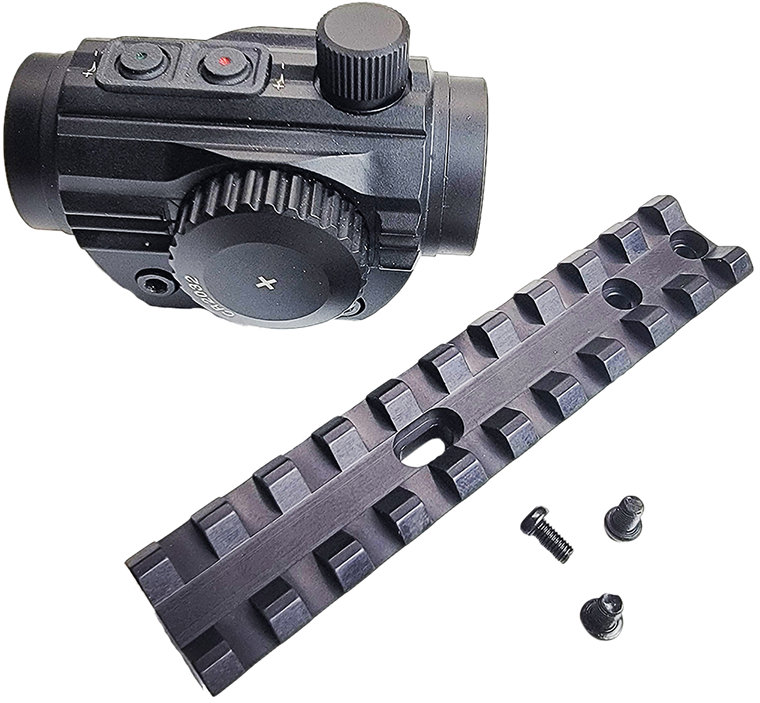 Crickett KSA00425-PAL Pistol Picatinny Scope Mount Kit  Matte Black                                                                                                                                     