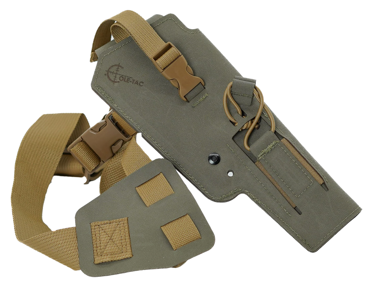 Cole-tac VW214 Varmint Wrangler Pistol Holder Ranger Green Left Hand                                                                                                                                    