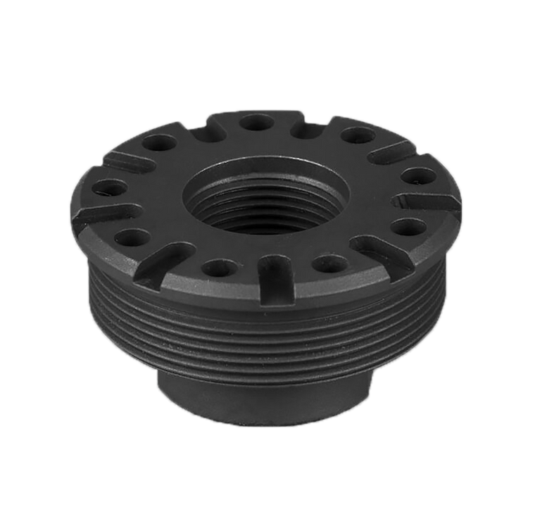 SilencerCo AC2435 Bravo Direct Thread Mount Fits 9/16"x24 Matte Black                                                                                                                                   