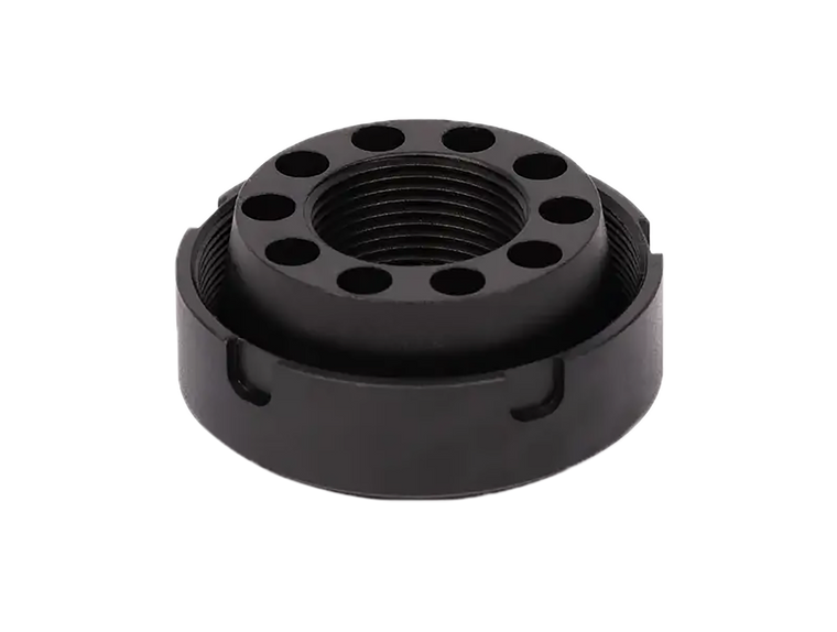 SilencerCo AC4744 Charlie Direct Thread Mount Fits 9/16"x24 Stainless Steel Oxide Black                                                                                                                 