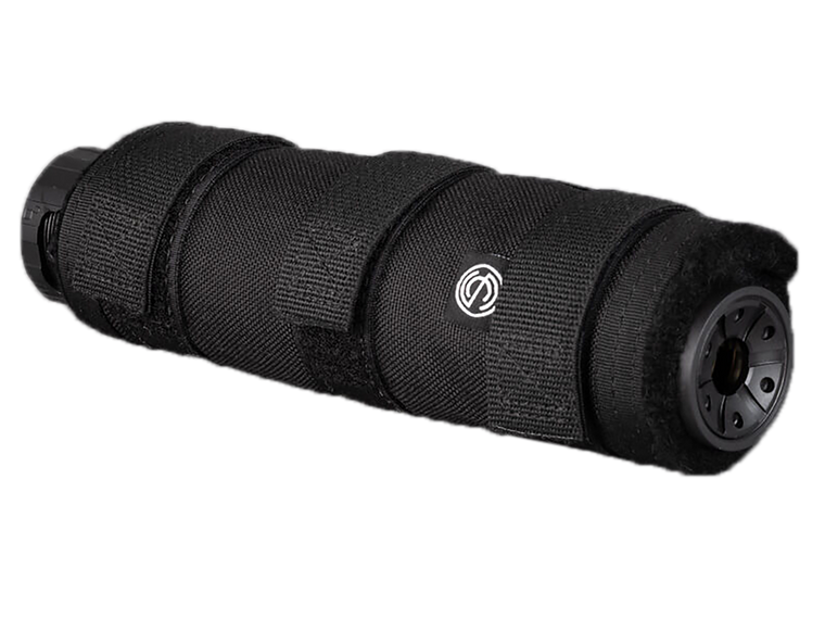 SilencerCo AC1984 High Temp Suppressor Cover 7.50" Black Nylon                                                                                                                                          