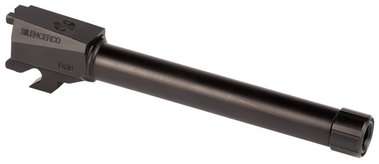 SilencerCo AC2413 Sig  5.46" 9mm Luger, Black Nitride Stainless Steel, Fits Sig P320 Full Size                                                                                                          