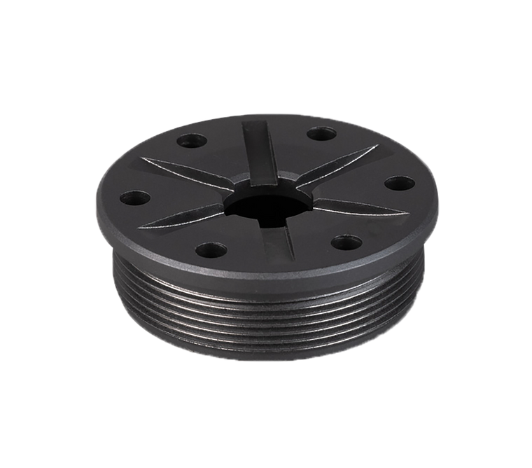 SilencerCo AC5126 Bravo Front Cap 9mm Fits Matte Black                                                                                                                                                  