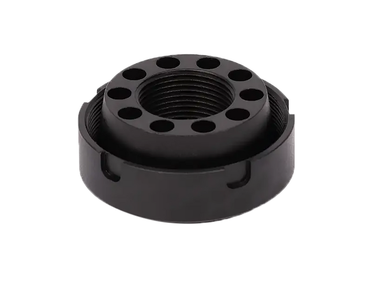 SilencerCo AC4741 Charlie Direct Thread Mount Fits 11/16"x24 Stainless Steel Oxide Black                                                                                                                