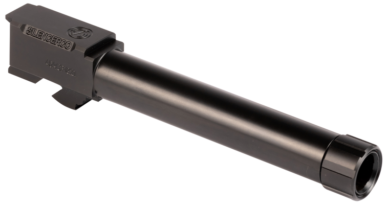 SilencerCo AC863 Glock  45 ACP 5.30" Threaded Black Nitride Stainless Steel, Fits Glock 21 Gen3                                                                                                         