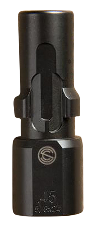 SilencerCo AC2605 3-Lug Muzzle Device Black with .578"x28 Threads for 45 ACP                                                                                                                            
