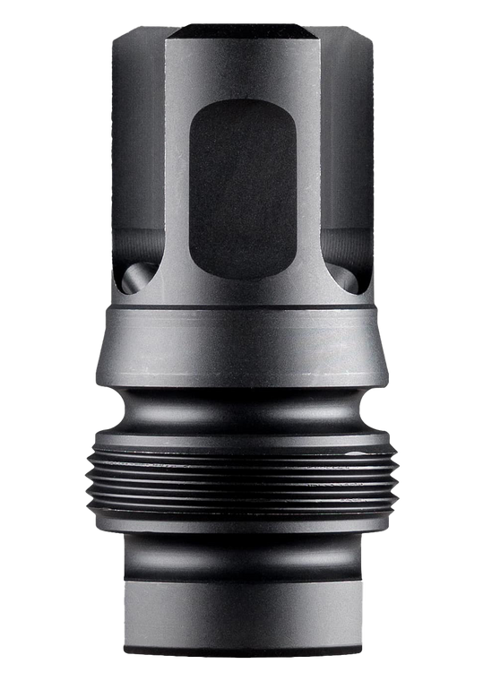 Dead Air DA129 Xeno 3-Prong Flash Hider Black Nitride 4140 HT Alloy Steel 1/2"x28 Threads 1.96" OAL 9mm                                                                                                 