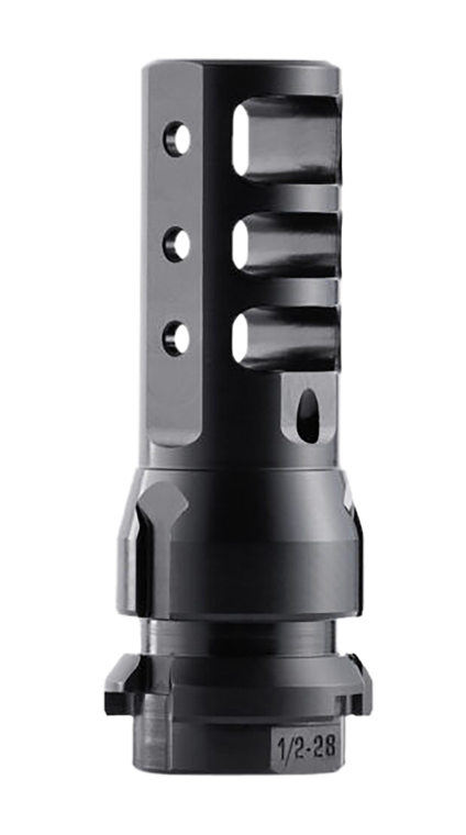 Dead Air DA101 KeyMount Muzzle Brake 1/2"-28 tpi 2.60" Black Steel                                                                                                                                      