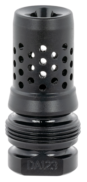 Dead Air DA123 Xeno Muzzle Brake Black Nitride 4140 Steel with 1/2"-28 tpi Threads                                                                                                                      