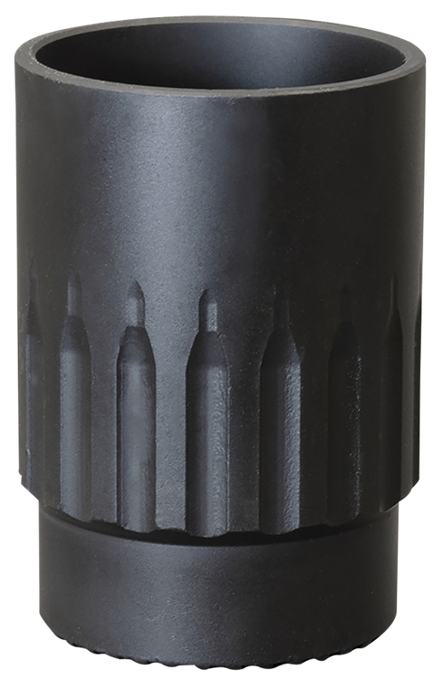 Yankee Hill 3130 Blast Deflector QD Short 30 Cal Black Steel with 2.19" OAL for YHM QD Mounts                                                                                                           