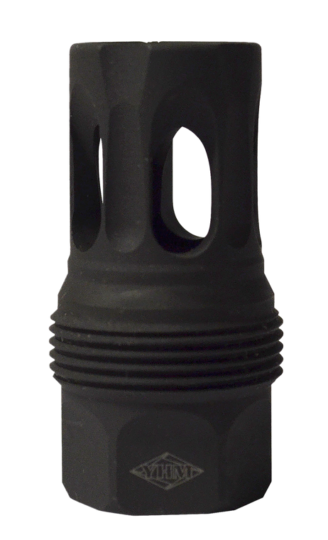 Yankee Hill 444524 sRx Q.D. Flash Hider Short Black Phosphate Steel with 5/8"-24 tpi for sRx Adapters                                                                                                   