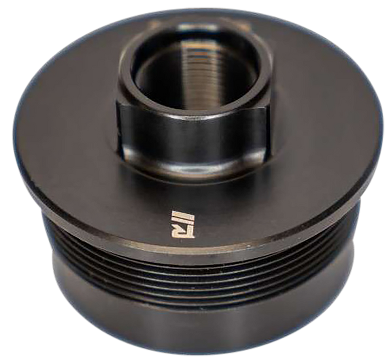Rugged Suppressors DTM002 Universal Direct Thread Mount  1/2"-28 tpi, Black, Fits 1.375"-24 tpi Tube Threads                                                                                            