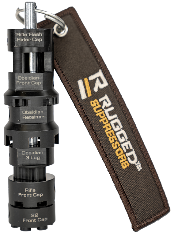 Rugged Suppressors RTK001 Totem Tool  (6 Piece Multi-Tool) Compatible with Most Rugged Suppressor                                                                                                       