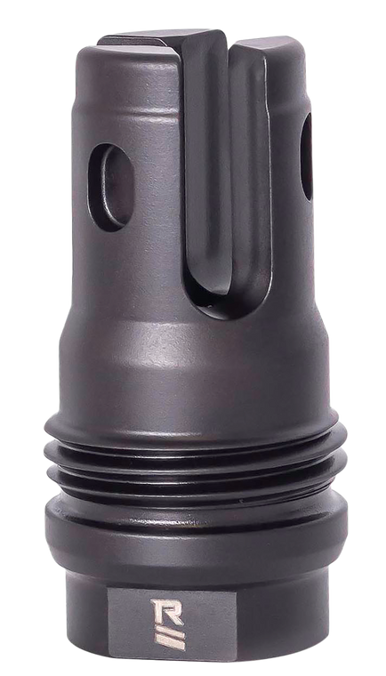 Rugged Suppressor FH006 R3 Flash Mitigation System Black with 3/4"-24 tpi Threads & 2.13" OAL for 7.62mm Radiant762, Surge762, Razor762 & Micro30 Suppressors                                           