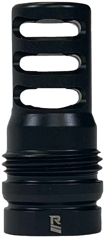 Rugged Suppressors MB024 3 Port Brake  338 Cal (8.6mm), 5/8"-24 tpi, Dual  Taper Locking System, Fits R.U.M. Mount                                                                                      