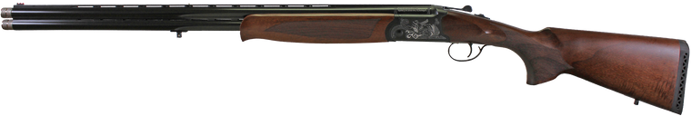 Iver Johnson Arms IJ60020 IJ600  20 Gauge Break Open 3" 2rd 28" Over/Under Vent Rib Barrel, Matte Black Chromed w/Engraving Steel Receiver, Fixed Walnut Checkered Wood Stock & Forend                  