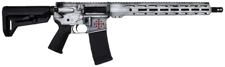 Shark Coast Templar 5.56mm, 16" Barrel, White Distressed, Magpul SL-K, 30rd