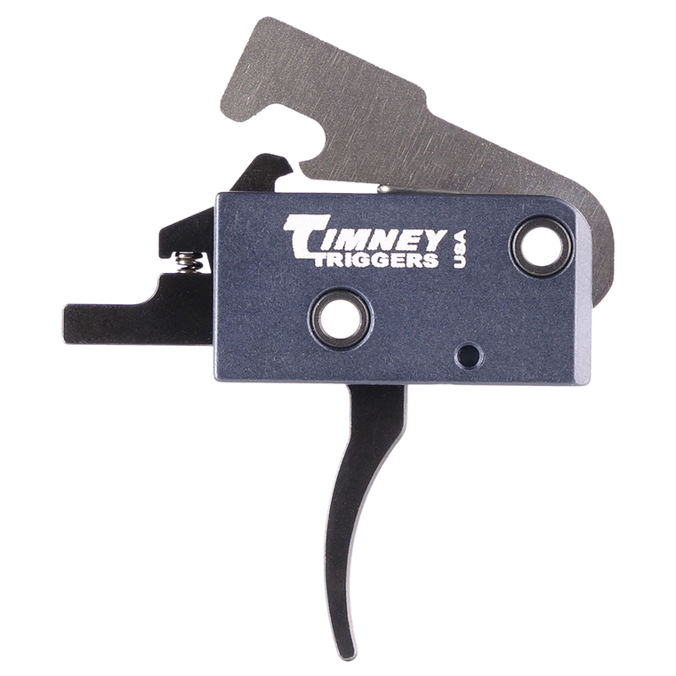 Timney Triggers IMPACT Impact AR Curved Trigger with 3 lbs Draw Weight & Black Finish for AR-Platform                                                                                                   