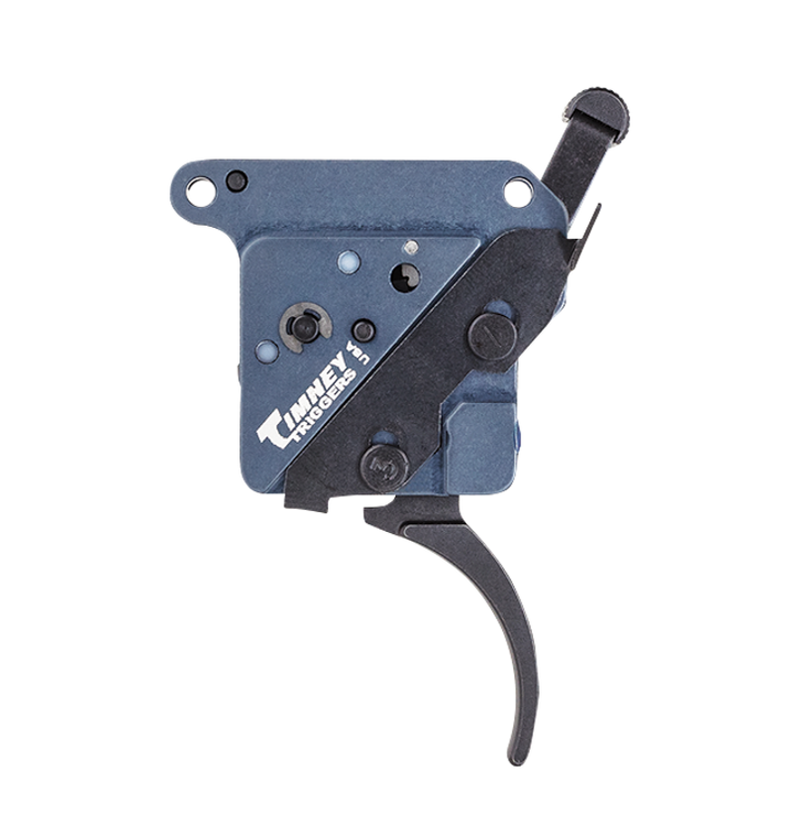 Timney Triggers THEHIT Hit Trigger  Curved Trigger with 8 oz Draw Weight for Remington 700 Right                                                                                                        