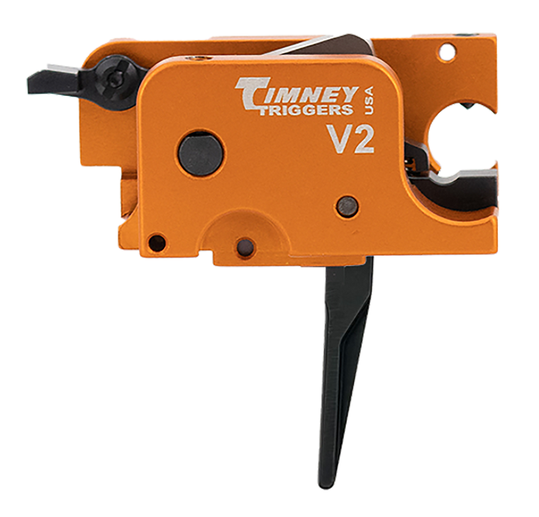 Timney Triggers SCORPIONST  V2 9mm Orange/Black Straight Fits CZ Scorpion                                                                                                                               