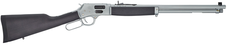 Henry H012GMAW Big Boy All Weather Side Gate Full Size 357 Mag 10+1 20" Hard Chrome Plated Steel Barrel, Satin Hard Chrome Steel Receiver, Stained Hardwood Wood Stock Right Hand                       