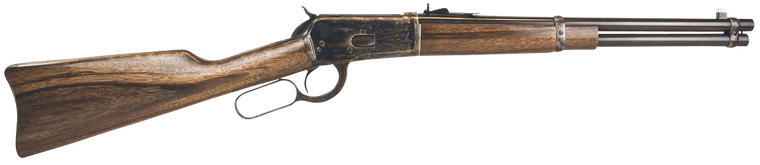 Chiappa Firearms 920337 1892 Trapper Carbine 44 Mag 8+1 16" Blued Barrel, Color Case Hardened Rec, Oiled Walnut Stock, Adjustable Sight                                                                 