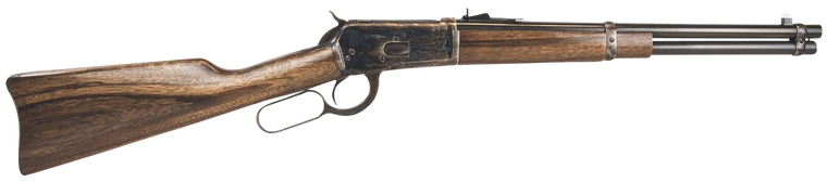 Chiappa Firearms 920335 1892 Trapper Carbine 357 Mag 8+1 16" Blued Barrel, Color Case Hardened Rec, Oiled Walnut Stock, Adjustable Sight                                                                