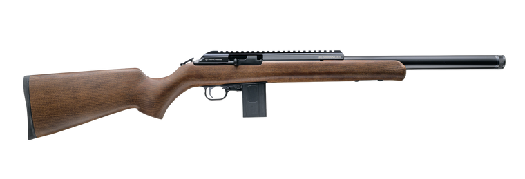 Chiappa Firearms 500282 M1 Carbine BushRanger 22 LR 10+1 22" Blued Threaded Barrel, Picatinny Rail Receiver, Walnut Fixed Stock                                                                         