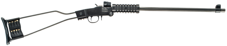 Chiappa Firearms 500110 Little Badger  22 WMR 1rd, 16.50" Black Meatal Finish & Wire Frame/ Black Stock, Right Handed                                                                                   