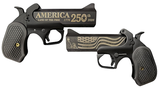 Bond Arms America 250th Anniversary (Black Cerakote) 45/410 Derringer 4.25" Barrel