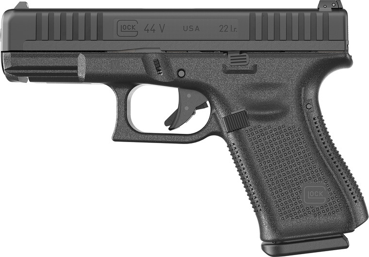 Glock 44 V 4.02" .22LR (2)10rd Pistol w/ Adj Sights, Black