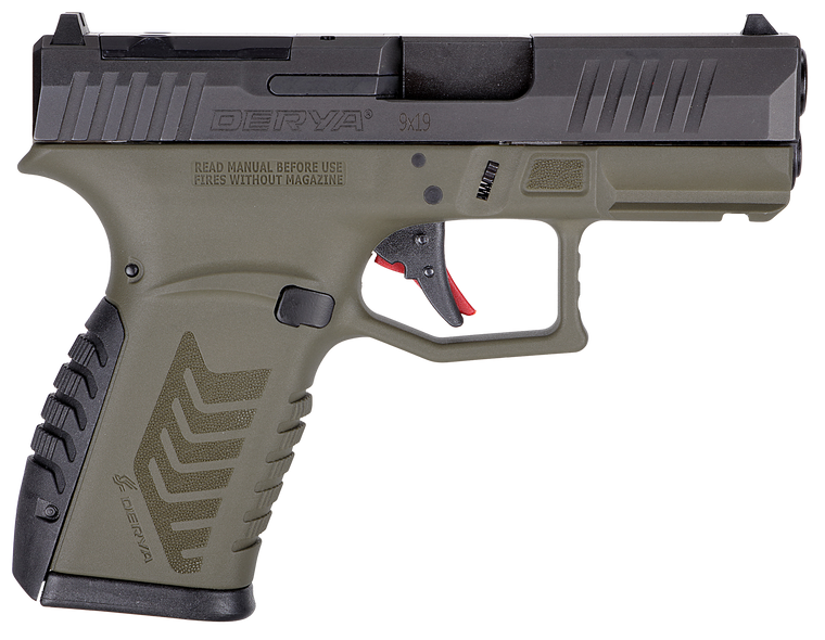 Derya DY9Z OD Green / Black 9mm 3.5" Barrel 15-Rounds RMSc Footprint