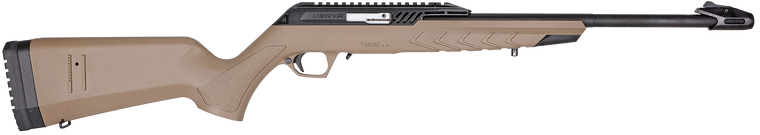 Derya Firearms TM22.STAN.FDE.18 TM22 Standard Full Size 22 LR 10+1 18" Black Target Barrel, Black Anodized Aluminum Receiver w/Picatinny Rail, Flat Dark Earth Adjustable Polymer Stock                 