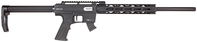 Derya Firearms TM22.METAL.20 TM22 Metal 22 LR 10+1 20" Black Threaded Barrel, Black Anodized Aluminum Receiver w/Picatinny Rail Receiver, Black Fixed Aluminum Stock, Black Polymer Grip                