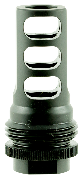 SilencerCo AC1557 ASR Muzzle Brake Black Steel with 5/8"-32 tpi Threads for 458 Cal                                                                                                                     